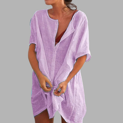 Hallvor | Luftig strandskjortekjole