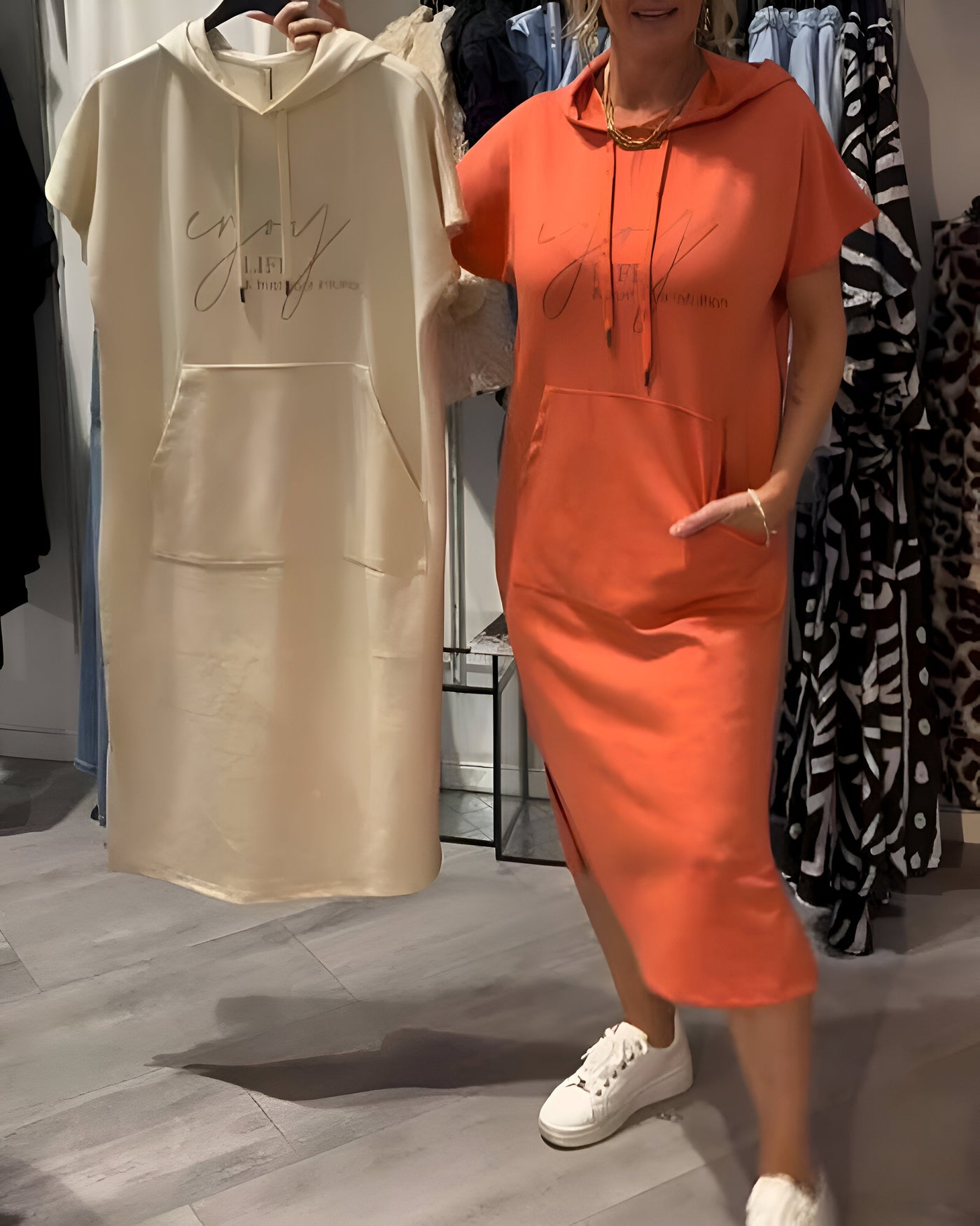 Jorid | Avslappet hettekjole