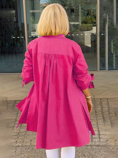 Marthe | Elegant Lang Skjortejakke