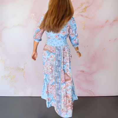 Ingfrid | Elegant sommerkjole med v-hals