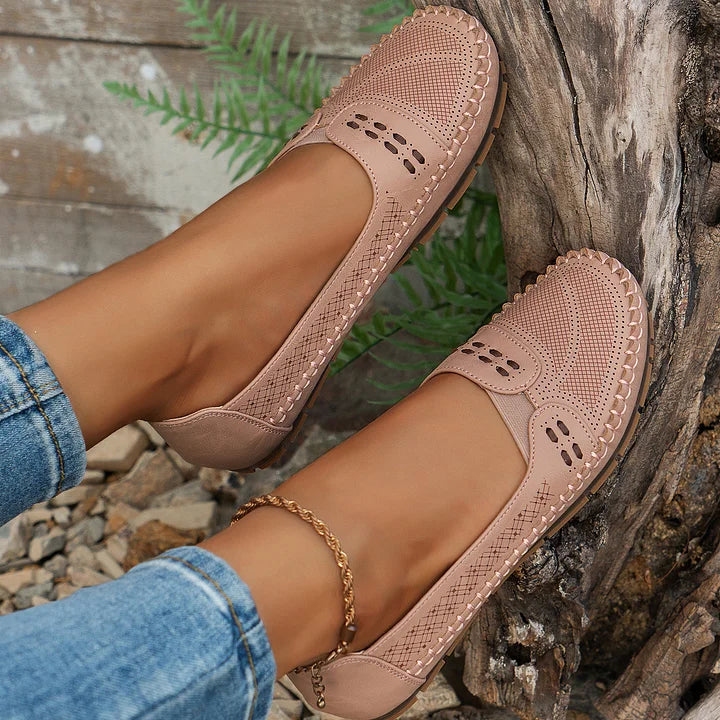Elin | Ortopediske Loafers i Vintage Stil