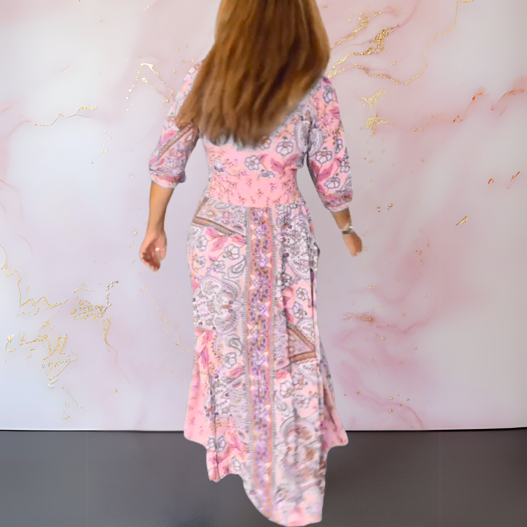 Ingfrid | Elegant sommerkjole med v-hals