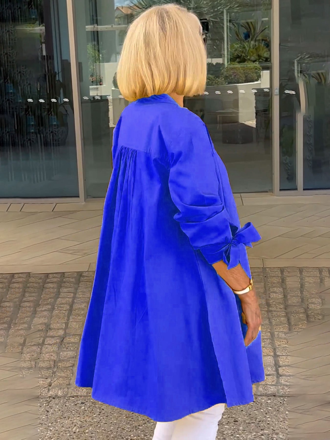 Marthe | Elegant Lang Skjortejakke