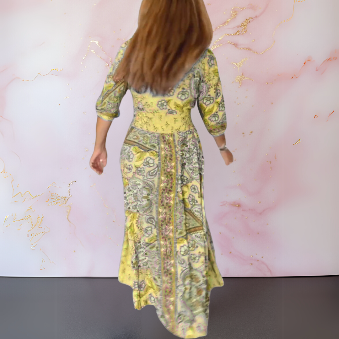 Ingfrid | Elegant sommerkjole med v-hals