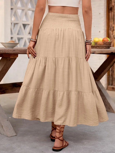 Jarnlaug | Luftig Midiskjørt Med Volanger