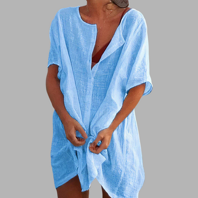 Hallvor | Luftig strandskjortekjole