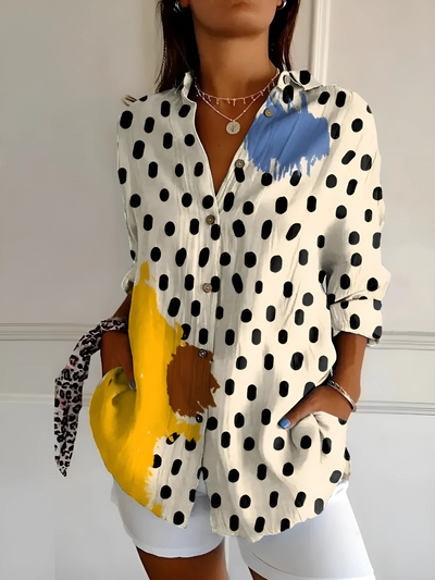 Viana | Blomstrende Bølgebluse