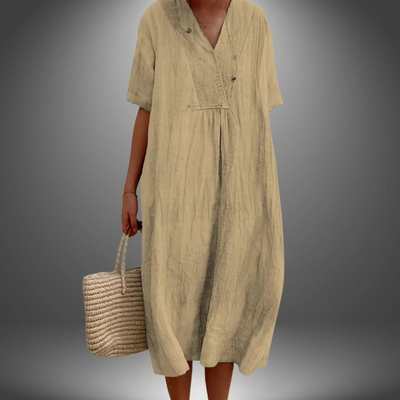 Olea | Kjole med V-utringning