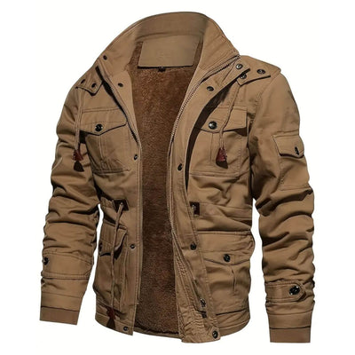 Adrian™ - Flerlommers Jakke med Avtakbar Hette