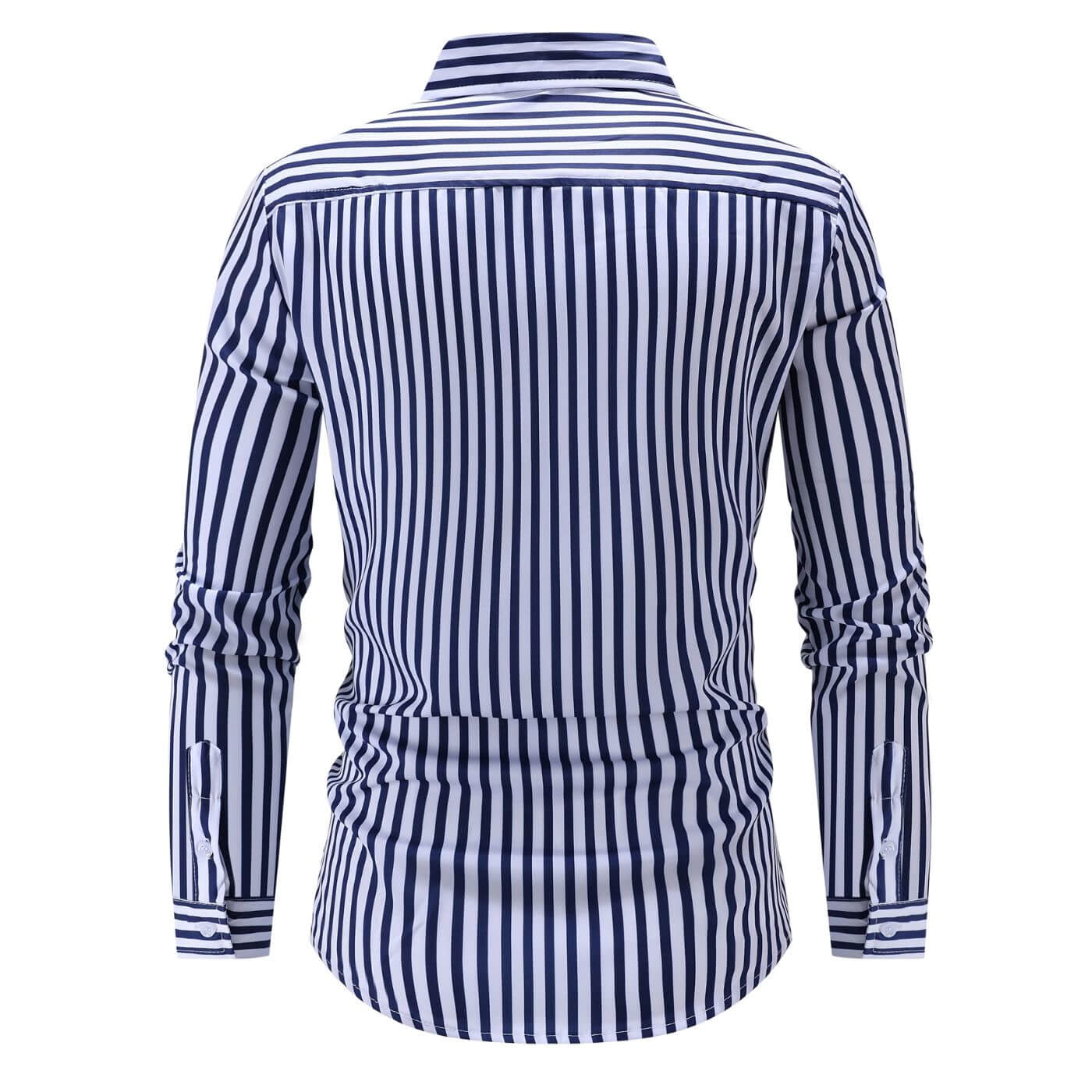 Emiliano™ – Stripet Langermet Skjorte