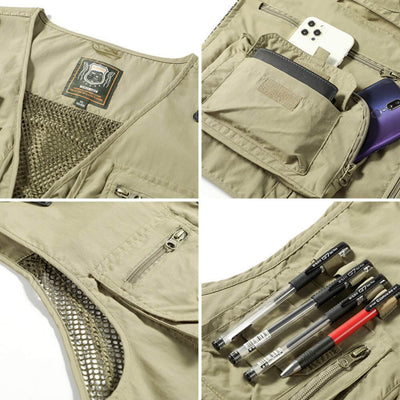 Haldor™ - Taktisk Vest med Flere Lommer