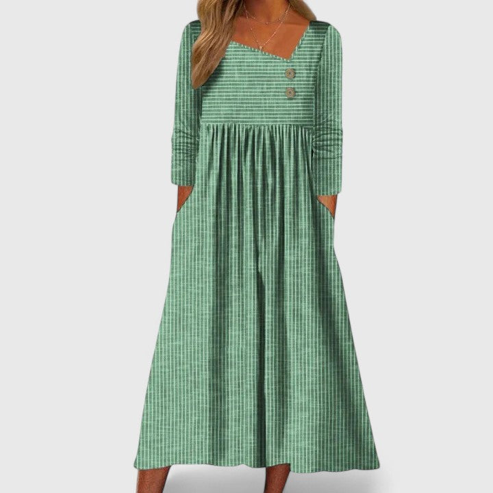 Coralie | Elegant Midi Kjole