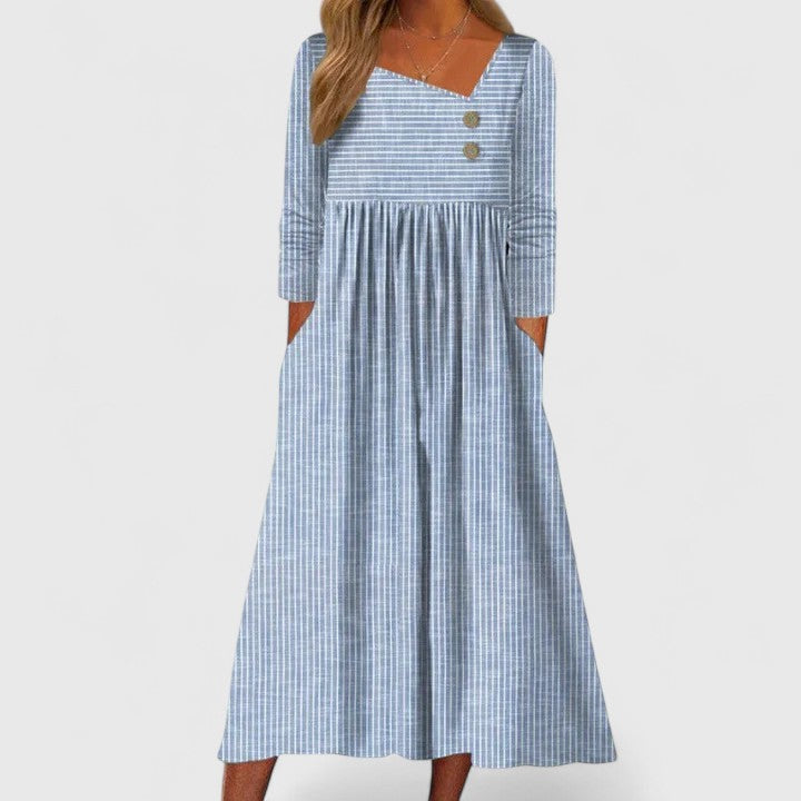 Coralie | Elegant Midi Kjole