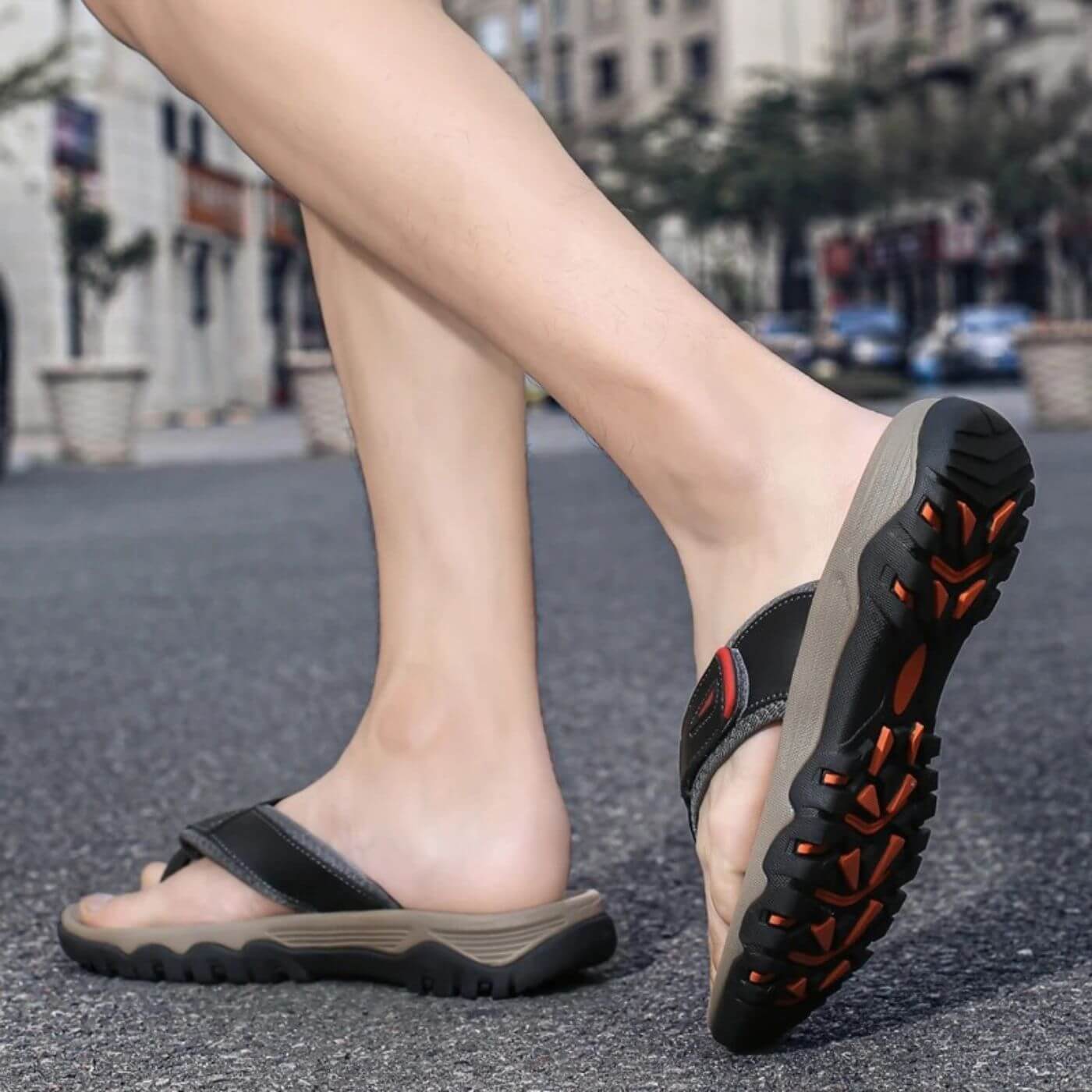 Oscar™ - Utendørs T-rem Sklisikre Sandaler