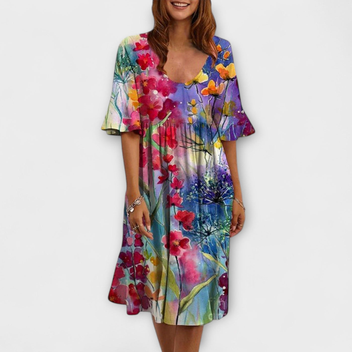 Camilla | Blomeprint Sommarkjole