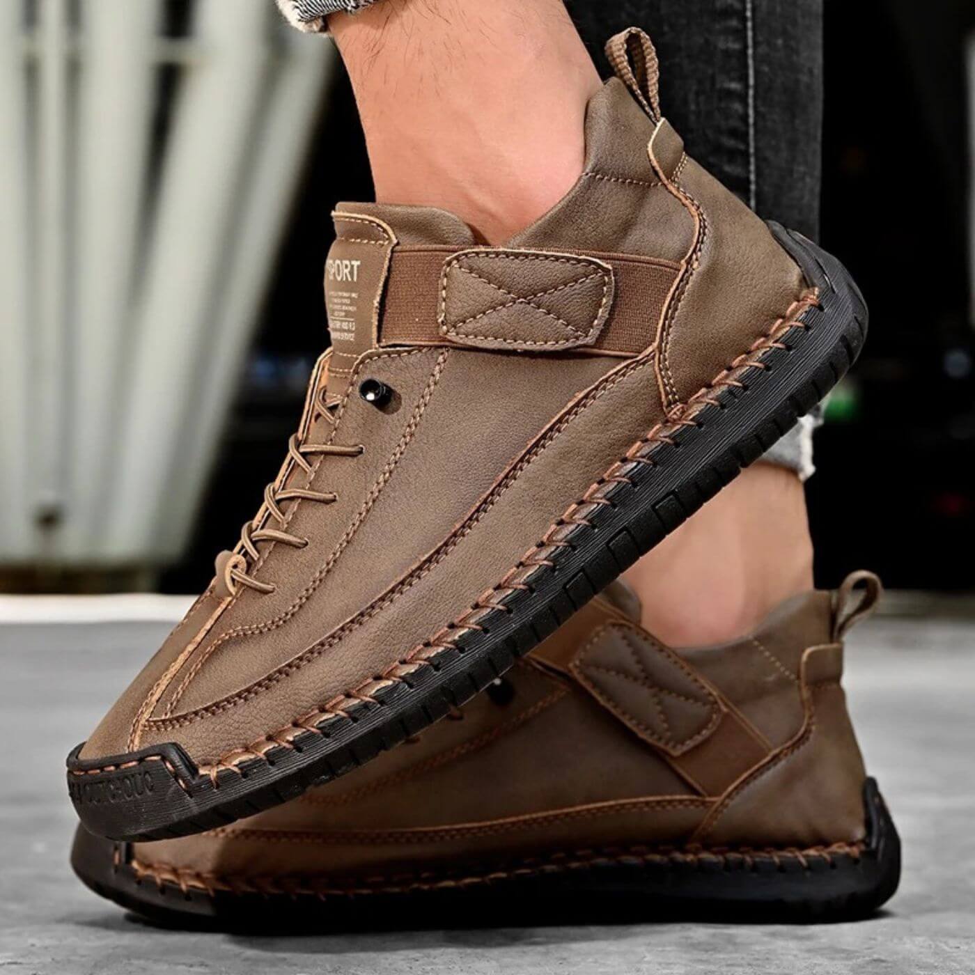 Sebastian™ - Komfortable Ortopediske Skinnsko (1+1 GRATIS)