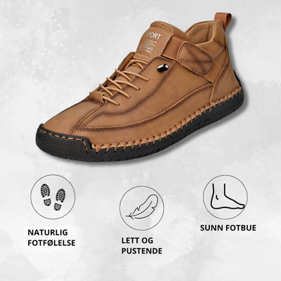 Sebastian™ - Komfortable Ortopediske Skinnsko (1+1 GRATIS)