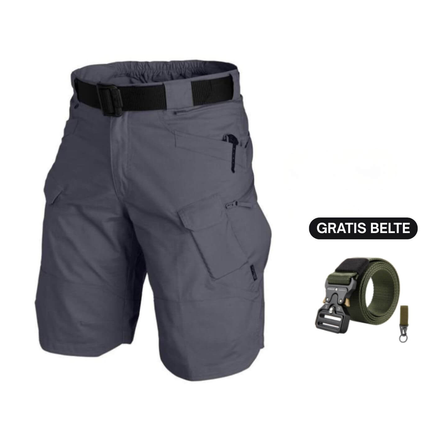Thor™ – 7-lommers cargoshorts med GRATIS belte