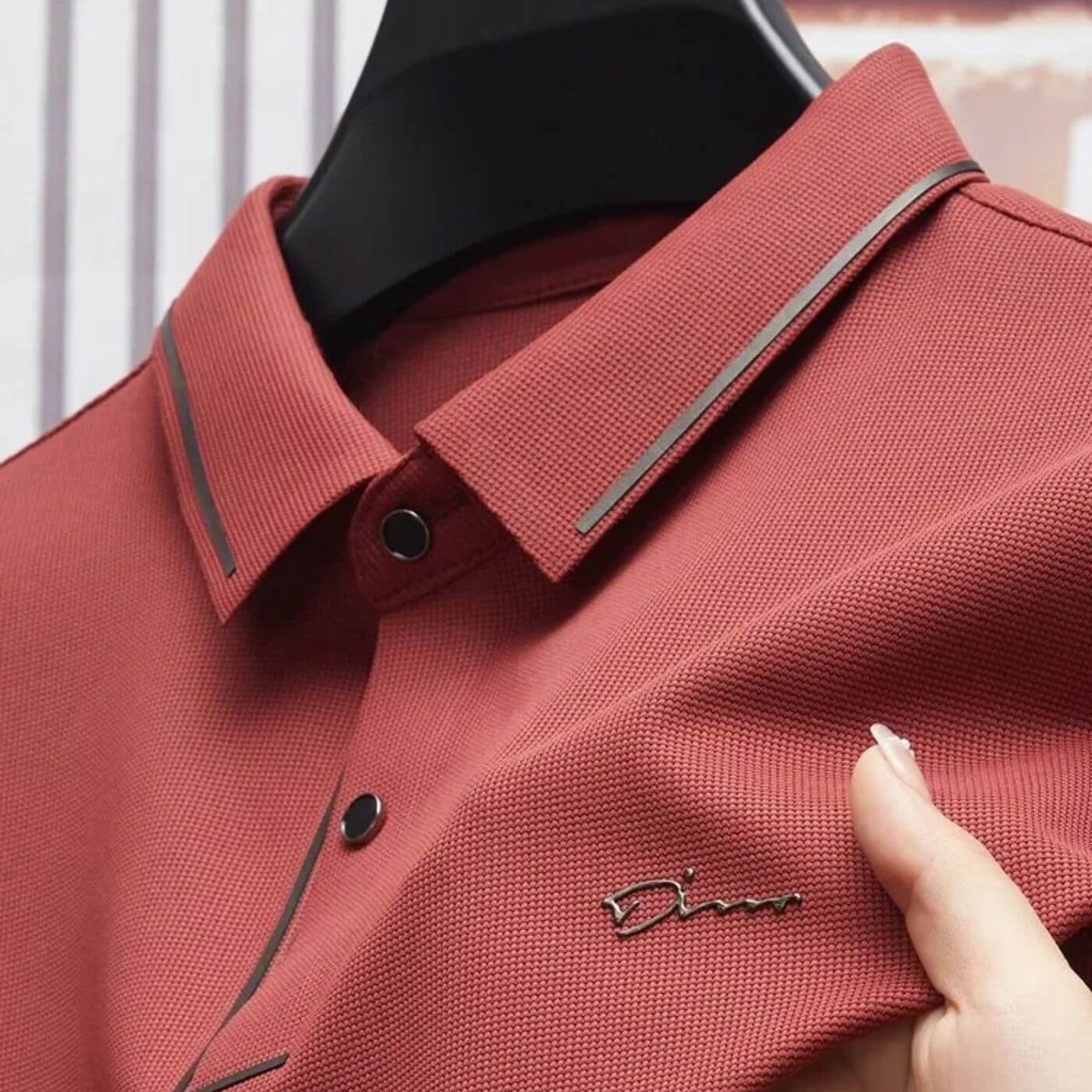 Tobias™ – Pustende Premium Pique-skjorte