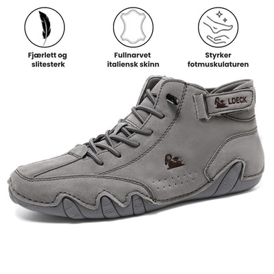 Torstein™ – Premium Lær Ortopediske Barfotsko