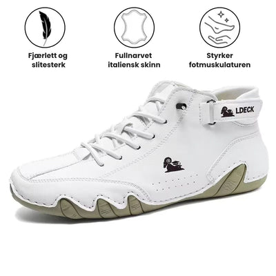 Torstein™ – Premium Lær Ortopediske Barfotsko