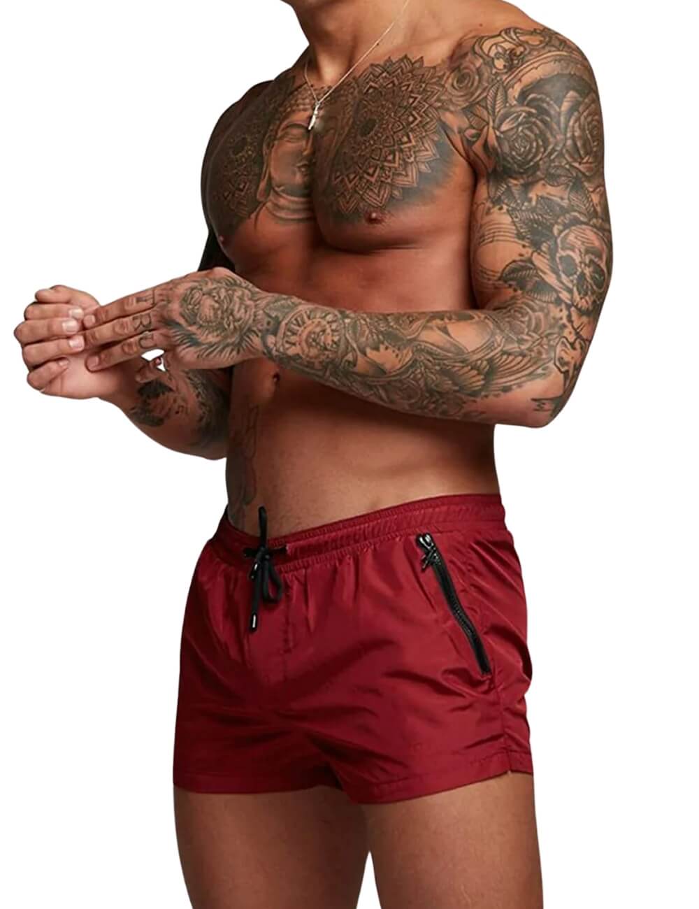 Ulrik™ – Badeshorts med Glidelåslommer