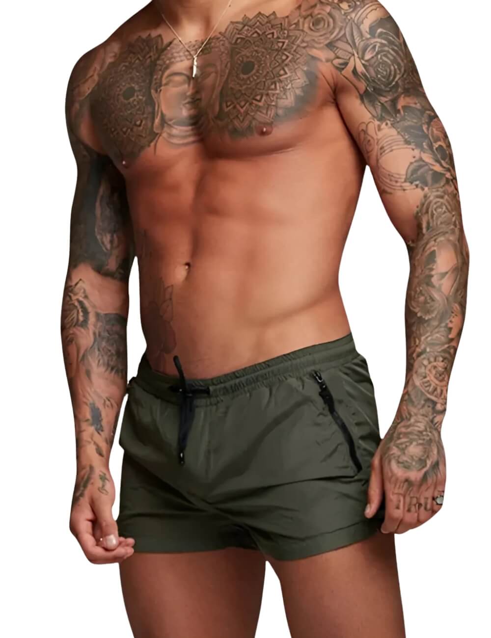 Ulrik™ – Badeshorts med Glidelåslommer