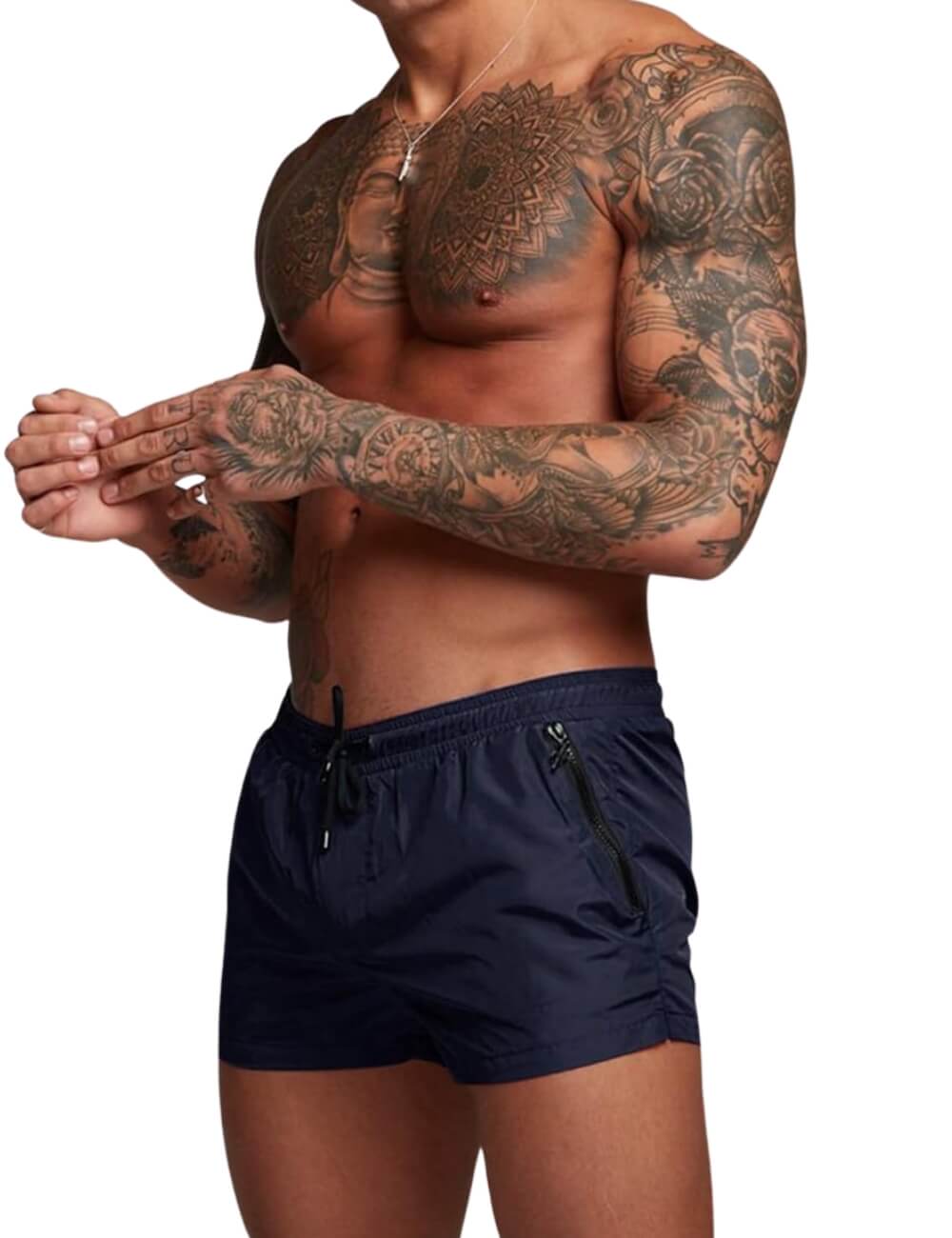 Ulrik™ – Badeshorts med Glidelåslommer