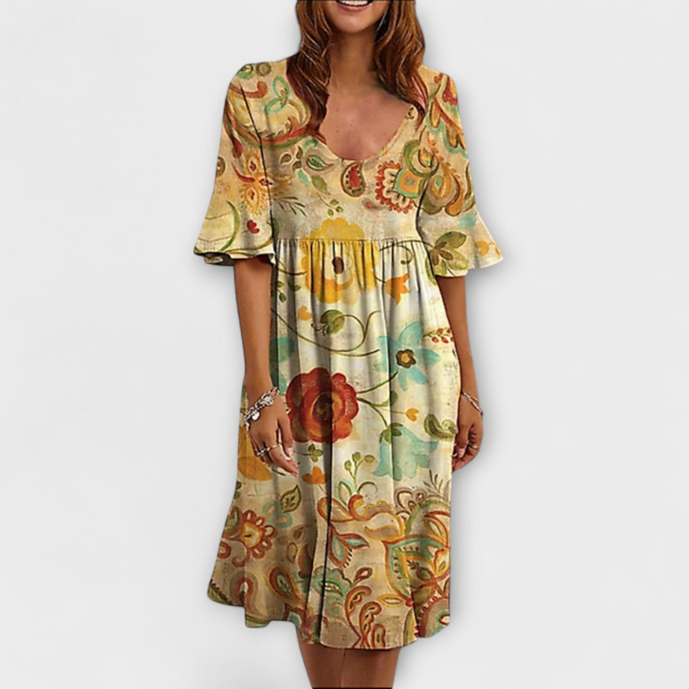 Camilla | Blomeprint Sommarkjole