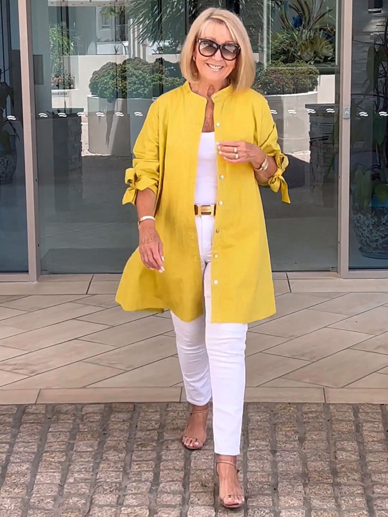 Marthe | Elegant Lang Skjortejakke