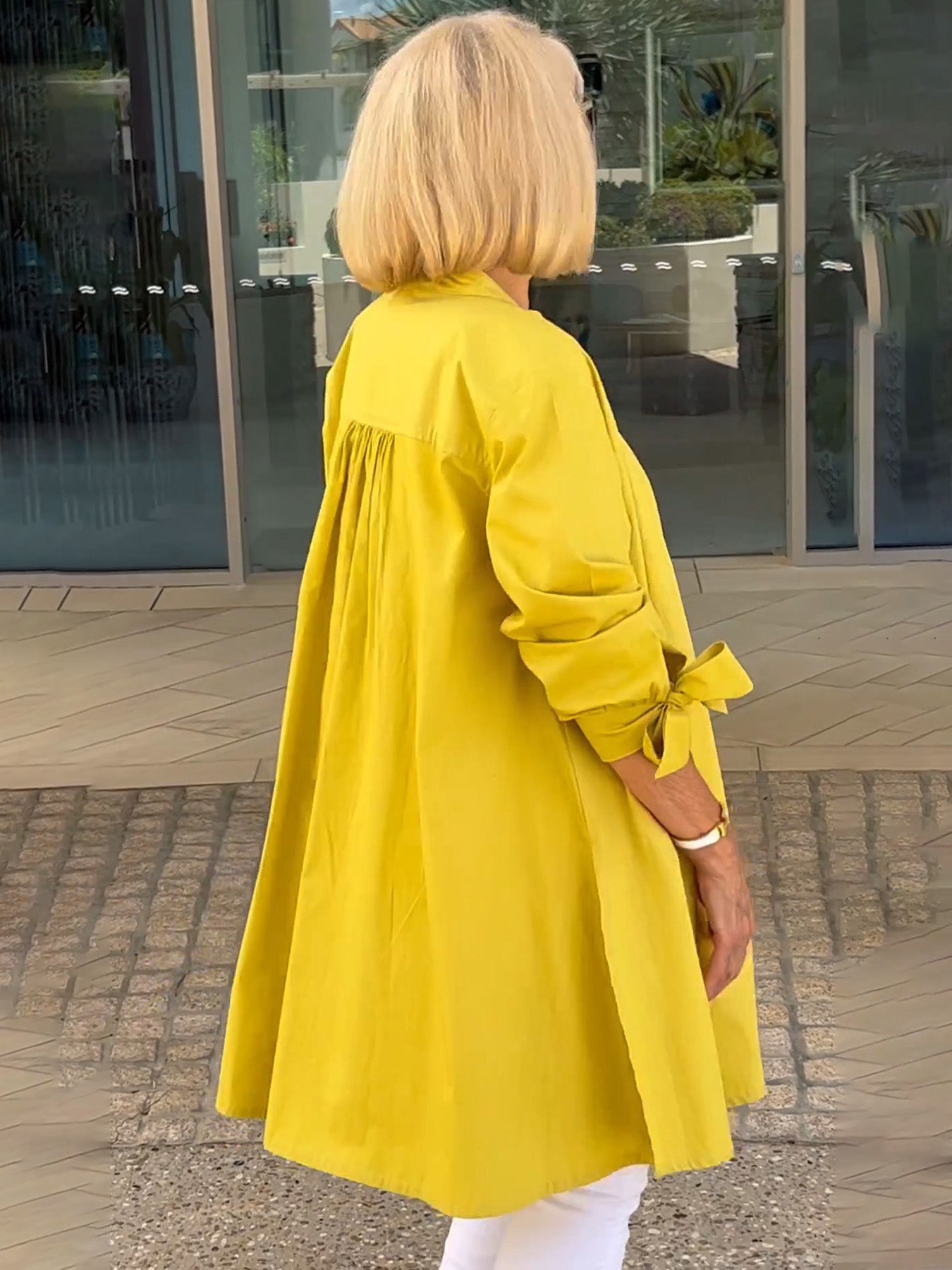 Marthe | Elegant Lang Skjortejakke