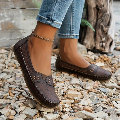 Elin | Ortopediske Loafers i Vintage Stil