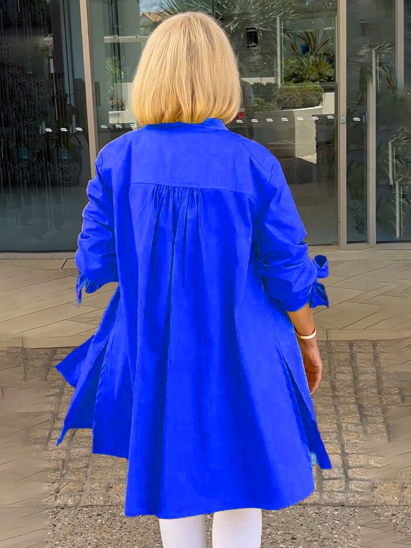 Marthe | Elegant Lang Skjortejakke