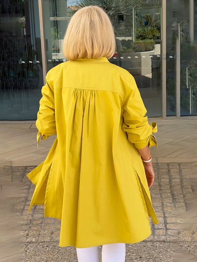 Marthe | Elegant Lang Skjortejakke