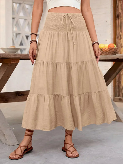 Jarnlaug | Luftig Midiskjørt Med Volanger