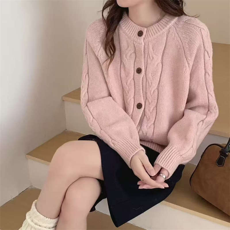 Ljosine | Kabelstrikket Cardigan Med Knapper