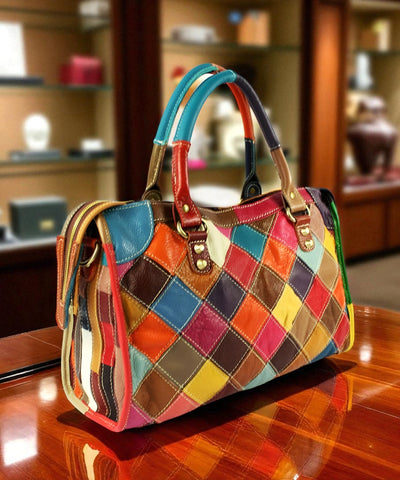 Herlina | Håndlaget Veske I Patchwork-Design